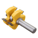 2pcs 1/2 Inch Shank Tongue and Groove Router Bit Set Woodworking Cutter Tenon Cutter