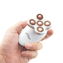 Electric USB Charging IPX6 Women Hair Remover Body Facial Arm Leg Epilator 5 Heads 4D Direction Floating Cutting System