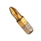 10pcs 25mm Titanium Coated Hex Shank PH2 Magnetic Screwdriver Bit Set