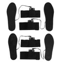 USB Charge Cuttable Electric Heated Insole Battery Powered Winter Heating Shoes Pads