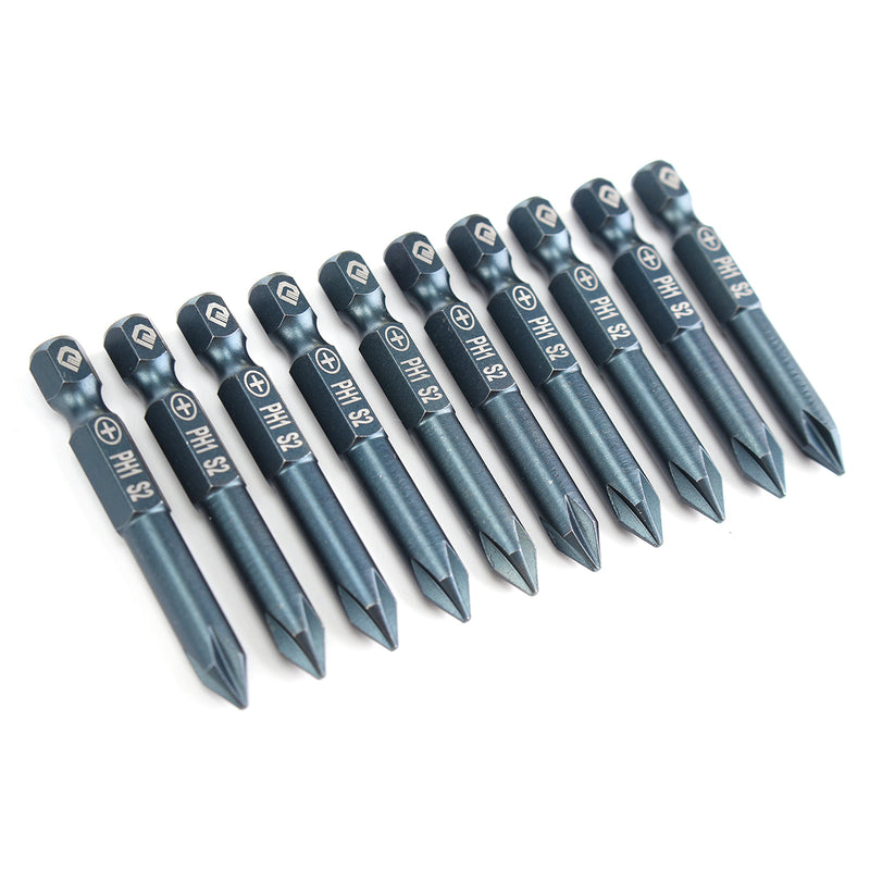 PENGGONG 10pcs 50/100/150/200mm Batch head Suit Cross Batch Head Screwdriver Bits