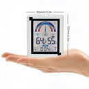 Indoor Outdoor Digital Thermometer Humidity Monitor with Large Touchscreen and Backlight