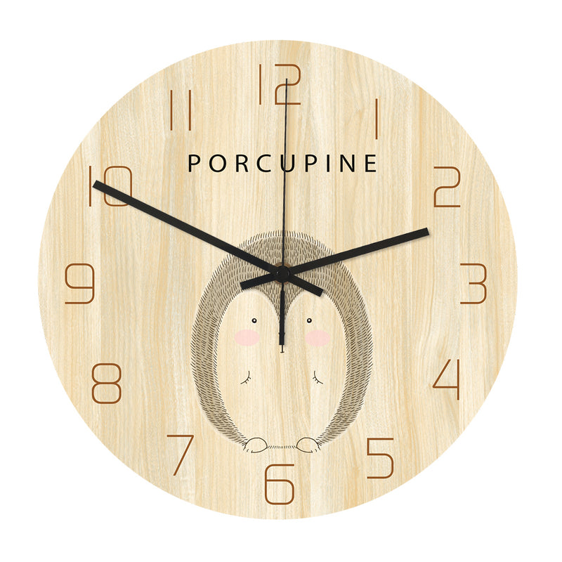 Loskii CC045 Creative Wall Clock Mute Wall Clock Cartoon Wall Clock For Home Office Decorations