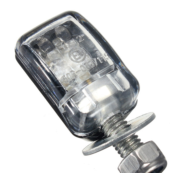 4Pcs Amber LED Mini Motorcycle Blinker Indicator Turn Lights