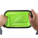 IPRee 4Pcs Silicone Lunch Box Folding Food Container Camping Picnic Fresh Storage Tableware
