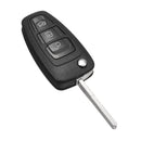 Remote Folding Flip Key Fob Shell Case 3 Buttons w/ Blade for Ford Focus 2 3 Fiesta Mondeo
