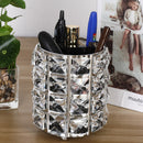 Crystal Makeup Brush Storage Bucket Pens Holder Desktop Case Cosmetic Organizer