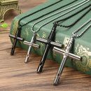 Cross Whistle Pendant Women Men Long Necklace Jewelry Couple Gifts