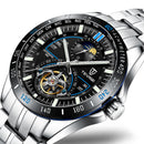 TEVISE T855 Waterproof Full Steel Automatic Mechanical Watch Business Style Men Watch