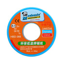 MECHANIC HBD366 0.3/0.4/0.5/0.6mm 40g Solder Wire Roll Low Temperature Lead Free Soldering Tin Wire
