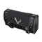 Black PU Leather Motorcycle Tool Bag Luggage Saddlebags Saddle Bag Universal For Harley