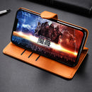 Bakeeey Flip Card Holster Shockproof PU Leather Protective Case For Doogee N10