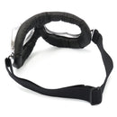 Universal Motorcycle  Helmet Scooter Goggles Black pilot style