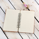 Creative Wooden Cover Notebook Vintage Notepad Journal Diary Office School Supplies