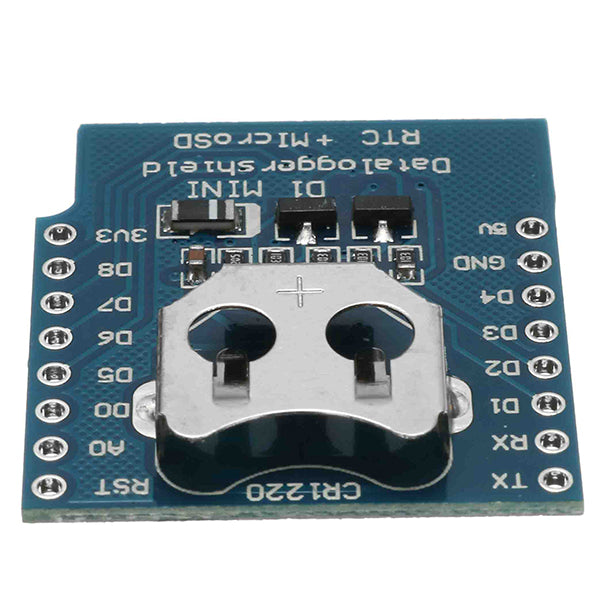 5Pcs Geekcreit DataLog Shield For D1 Mini RTC DS1307 Micro SD with Pin Headers
