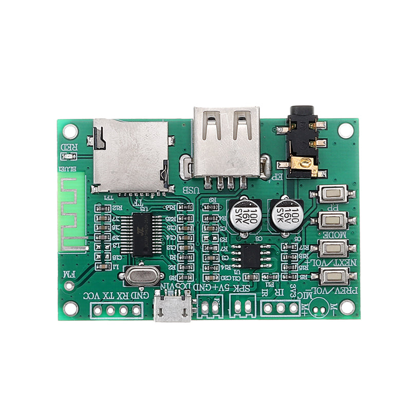 BT201 Dual Mode 5.0 Bluetooth Lossless Audio Power Amplifier Board Module TF Card U Disk Ble Spp Serial Port Transparent