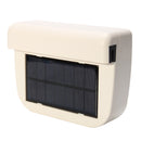 White Solar Sun Powered Car Van Truck Window Ventilator Cooler Air Vent Cool Car Fan