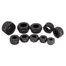 Drillpro 10Pcs Impact Low Profile Damaged Bolt Nut Extractor Remover Socket Tool Set Bolt Nut Screw Removal Socket Wrench