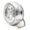 6.5inch 12V Motorcycle LED Round Headlight Hi/Lo Beam Bulb Cafe Racer Universal