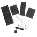 6 Types Electric USB Clothes Vest Jacket Heating Pads Heater Gear Winter Thermal