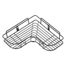 Black/White Nordic Simple Punch-free Wrought Iron Storage Rack Bathroom Kitchen Organizer