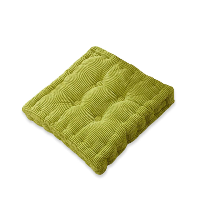 40 x 40cm Washable Corduroy Tatami Floor Seat Cushion Square Plaid Winter Warm Chair Pad Cushion