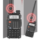 BAOFENG BF-F8HP 8W UV Dual Band Two-way Radio Walkie Talkie Flashlight Hiking Civilian Intercom