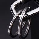 Stainless Steel Car Key Ring Holder Organiser Chain Heavy Duty Keychain