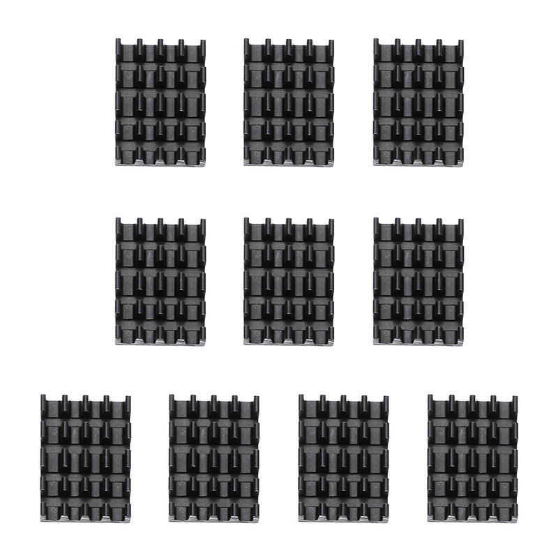 50Pcs 19x14x7mm Heat Sink Chip Special Radiator Aluminum Heat Conduction
