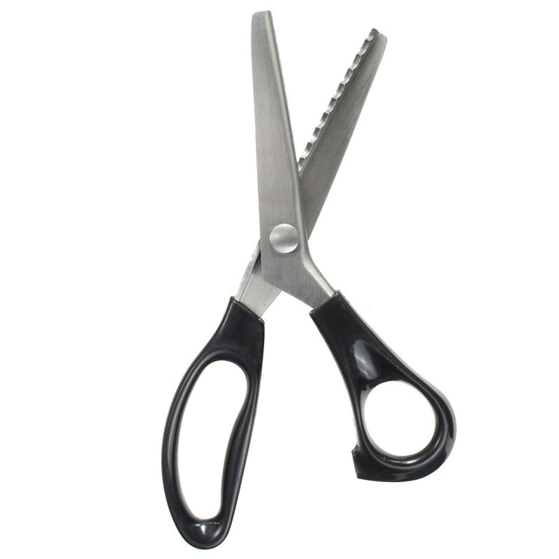 3MM 5MM 7MM Pinking Shears Arc-gear Scissors Sewing Craft Upholstery Tailor Zig Zag Tool