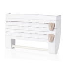 Kitchen Wrap Film Storage Rack with Cutter Aluminum Foil Barbecue Paper Rack Towel Rack Towel Kitchen Storage Rack