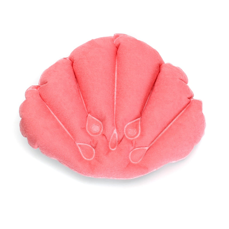Honana BX Home Spa Inflatable Pillow Cups Shell Shaped Neck Bathtub Cushion Random Color Acc