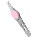 Y.F.M Stainless Steel Eyebrow Clip Tweezers Ingrown Hair Beard Picker Eyelashes Eyelids Sticker