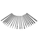 20Pcs 3mm Shank Diamond Grinding Cutting Head Drill Bits Set Kit For Rotary Tool