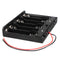 9V 6X AA Battery Holder Case Box Storage Slot w/ Wire Lead Cover Switch ON/OFF