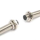 1Pair PNP M12 Laser Through Beam Photoelectric Sensor 200mA Cable Length 1.8m