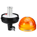 Amber 40 LED 12V-24V Emergency Warning Flash Strobe Rotating Tractor Light Beacon Recovery Warning Signal Light
