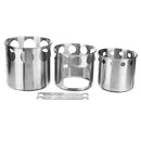 Xmund XD-ST3 Cooking Stove Portable Stainless Steel Wood Burning Stove for Backpacking Hiking Picnic