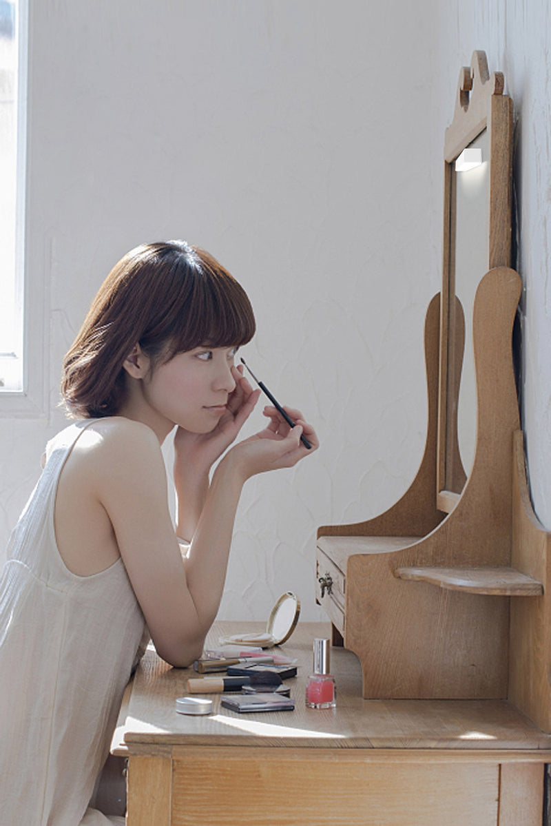 Portable USB Rechargeable LED Makeup Mirror Front Lamp PIR Motion Sensor Night Light for Cabinet Wall