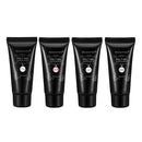 30ml Poly UV LED Gel Quick Building Nail Extension Nail Gel Builder Brush Set