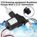 12V Solar Hot Water Circulation Pump Homebrew Beer Circulation Brushless Pumps Plastic W/ Connector
