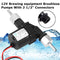 12V Solar Hot Water Circulation Pump Homebrew Beer Circulation Brushless Pumps Plastic W/ Connector