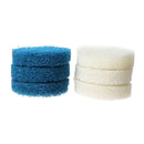 Drillpro 8pcs 4 Inch Bathroom Kitchen Drill Cleaning Brush Scrub Pads Scouring Pad For Bathtubs Tile