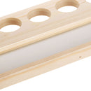 6 Holes Test Tube Rack Testing Tubes Clip Holder Stand Dropper Wood Lab Supplies 6 Hole diameter 25mm