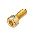 Suleve M5AH1 50Pcs Titanium Plated M5 Hex Socket Cap Head Screws Alloy Steel 12.9 Grade Screw Bolt M5*12