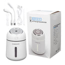 4 In 1 330ML Ultrasonic Air Humidifier USB Fan LED Light Cool Mist Aroma Oil Diffuser