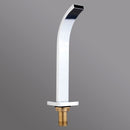Wall Mount Waterfall Faucet Chrome Brass Single Handle Kitchen Bathroom Tub Sink Hot Cold Mix Tap