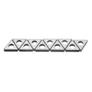 Drillpro 10pcs Carbide Shim Accessories Cutter Pad MT1603/MT1604/MT2204 for CNC Lathe Turning Tool TNMG16 TNMG22 Inserts