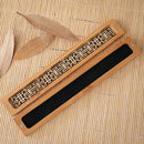 Handicraft Wooden Incense Burner Box Handmade Holder Stick Holder Home Decorations