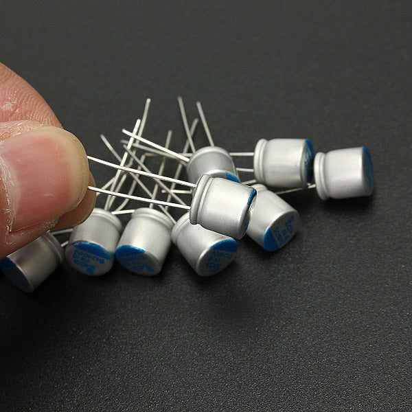 10 Values 90pcs Solid Capacitor Assorted Kit 2.5V~16V 100uF~1500uF With Box